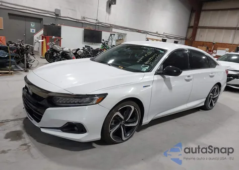 2022 Honda Accord Hybrid Sport from USA, damaged, VIN 1HGCV3F29NA027581